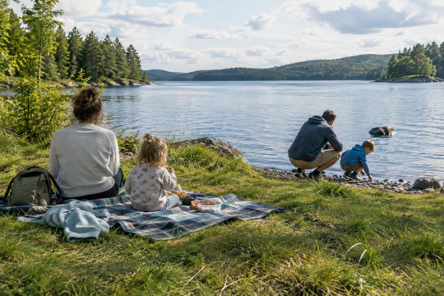 How to Plan a Flexible Lake Weekend With Young Children
